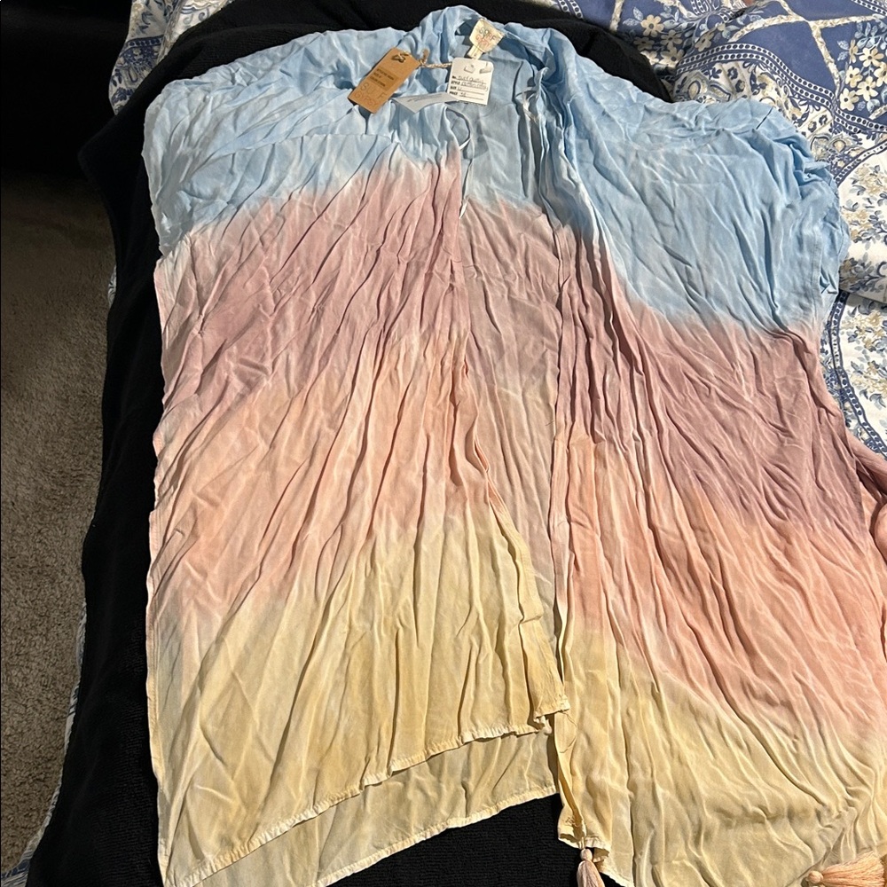 Surf Gypsy Light Blue Cotton Top - Picture 5 of 5